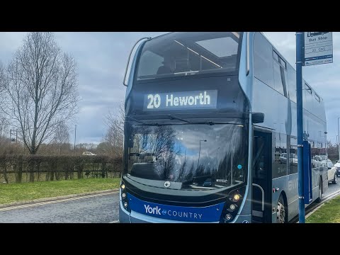 Transdev York ADL enviro 400 mmc DEMOBUS (SK71 CKX) route: 20