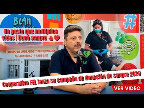 🩸 CAMPAÑA DONACIÓN DE SANGRE 2026 | Martes 31 en Laboulaye