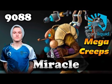 Miracle Tinker Megacreeps Game || 9088 MMR Dota 2
