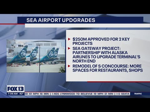 $250M approved for 2 major upgrades at SeaTac Airport | FOX 13 Seattle