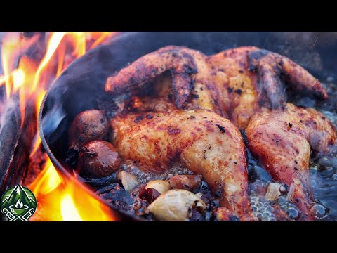 Epic Fried Whole Chicken! - feat. Delicious Asian food