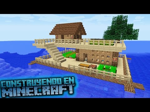 OmarZcraft - How to make a house on water for survival in Minecraft OmarZcraft