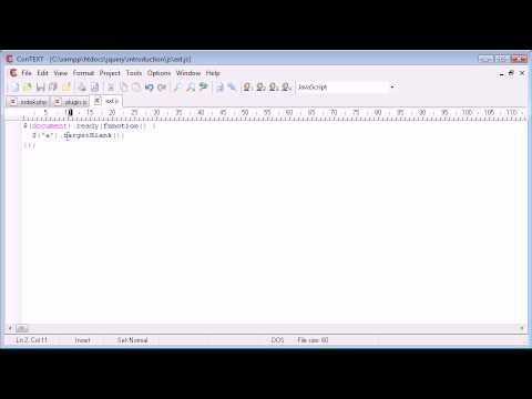 jQuery Tutorial - 120 - Creating a basic plugin Video Lecture ...