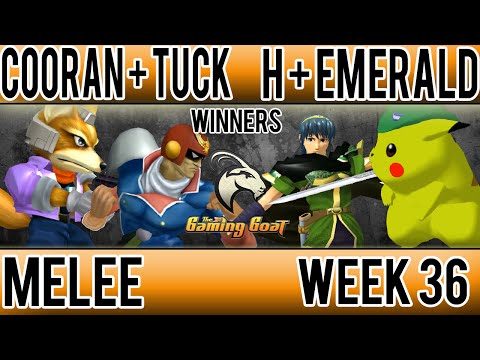 Geneva Smash 36 - Cooran + Tuck (Blue) Vs. h + Emerald (Green) SSBM Doubles Winners