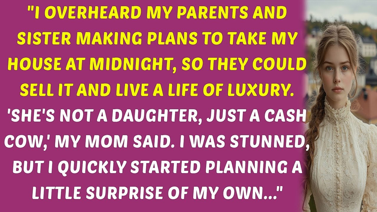 "I Caught My Parents Secretly Changing My House Deed to My Sister’s Name at Midnight"
