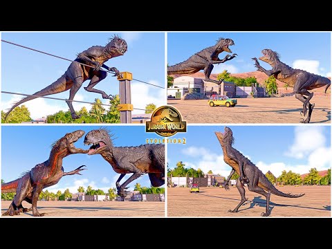 Scorpios REX All Perfect Animations & Interactions 🦖 Jurassic World Evolution 2 Camp Cretaceous DLC