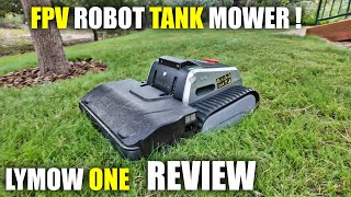 Lymo One In-Depth Review - Auto/Manual GPS/RTK/FPV Robot Tank Mower - Here's How it Works