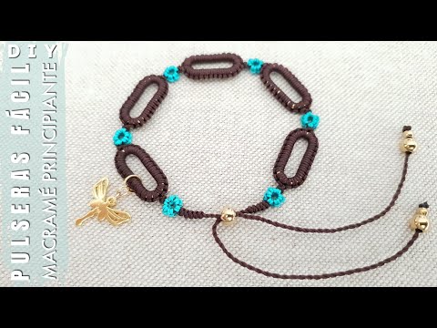 Pulsera de macramé para regalar el día de la madre