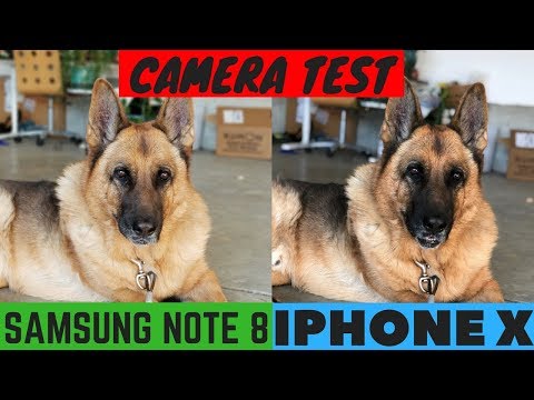 Apple Iphone X vs Samsung Note 8 | Camera Test