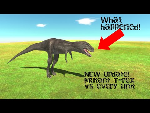 NEW Update! Mutant T-rex vs every unit |Animal Revolt Battle Simulator