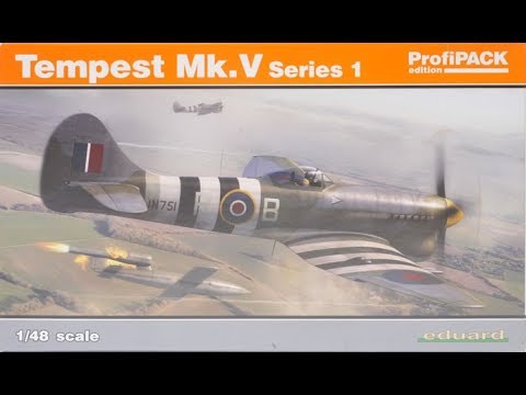 Eduard: Tempest Mk.V Series 1 : 1/48 Scale Model : In Box Review