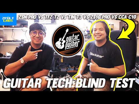 Earphone BLIND TEST vs Guitar Tech / Guitarist ( $50 IEM Edition )( Filipino / English Subtitles )