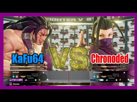 ৳ SFV ↪ KaFu64 (NECALLI) vs Chronoded (IBUKI) 🔵 BlueNocturne64TV