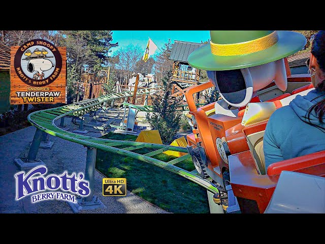 2025 Snoopy’s Tenderpaw Twister Coaster On Ride 4K POV Knott's Berry Farm SDDEFAULT Thumbnail