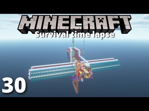 Building a MEGA STORAGE SYSTEM | Survival Time Lapse #30