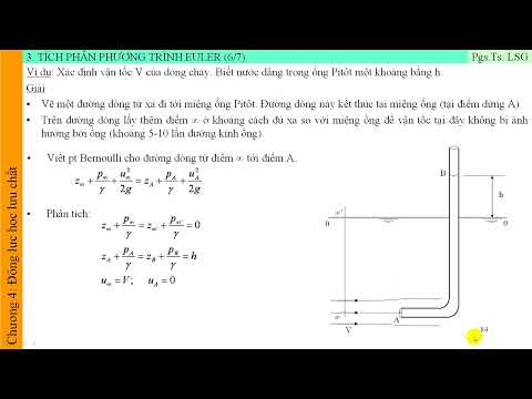 Baitap CLC Chuong 4: Động lực học lưu chất - Phần 1 (Ptrinh Bernoulli cho đường dòng)