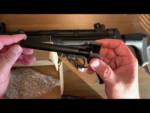 Cyma MP5 CM049J original RIS Frontset montieren Airsoft Softair Techvid deutsch german Softair.Zone