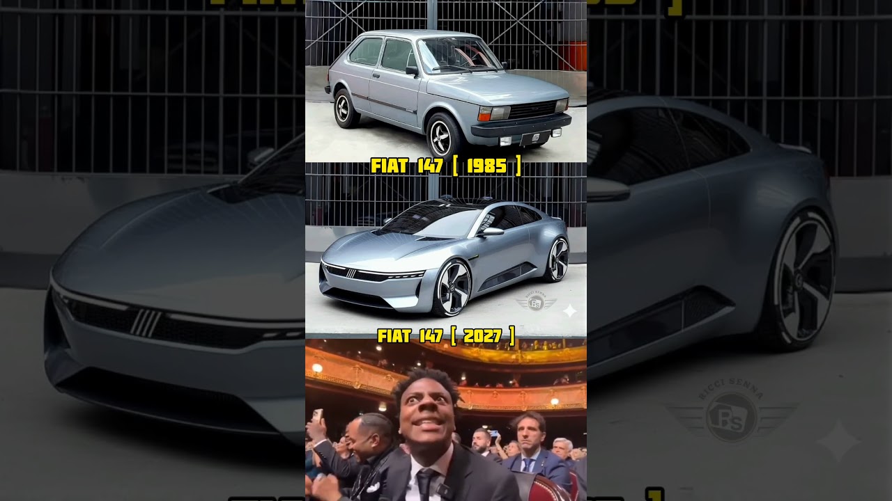 Que Insano ficou esse Fiat 147 Concept para 2027 😱.#fiat147 #147  #carros #veiculos #humor #memes