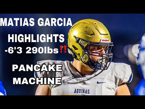 You DON’T Want to Line Up Against Him!! | Matias Garcia Junior Year Highlights