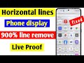 Mobile Display Horizontal Line Problem Mobile Display Horizontal Line Problem Vivo Horizontal Line