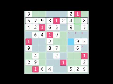 Sudoku Technique 4 - Naked Single