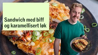 Video Block - Sandwich med biff og karamellisert løk