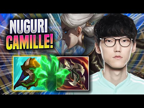 NUGURI IS SO CLEAN WITH CAMILLE! - DK Nuguri Plays Camille TOP vs Gnar! | Season 2022