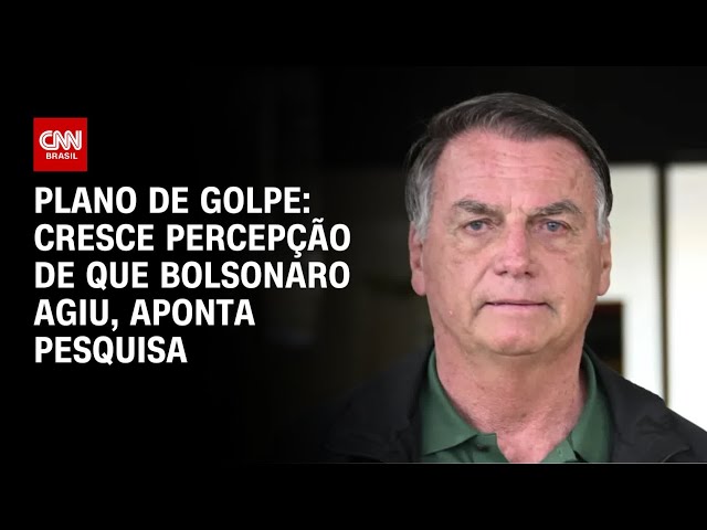 Quaest: Cresce percepção de que Bolsonaro participou de plano de golpe | CNN NOVO DIA