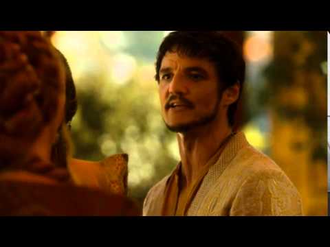 Oberyn Martell and Cercei and Tywin Lannister