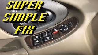 Chevrolet Malibu Window Switch Diagnosis and Replacement