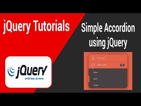How To Create Simple Accordion Using jQuery In Tamil