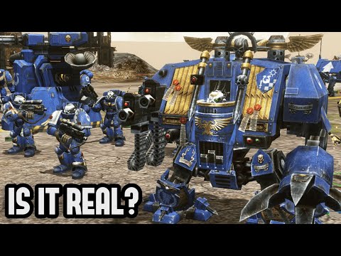 Can 100 Ultramarines survive a Necrons invasion? - Unification Mod, WH40K: Dawn of War: Soulstorm