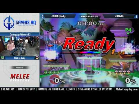 GHQ Weekly [3/19/17] - GHQ | Jacky (Puff) vs. Mekk (C. Falcon) - Winners R3