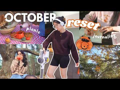 OCTOBER RESET 🍂 Fall picnic, sunday reset, reflecting on the season