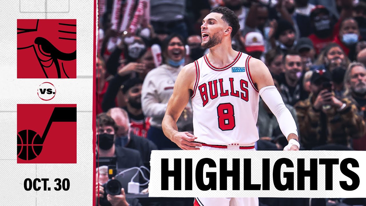 HIGHLIGHTS: Zach LaVine & DeMar DeRozan combine for 58 points as Chicago Bulls beat the Utah Jazz
