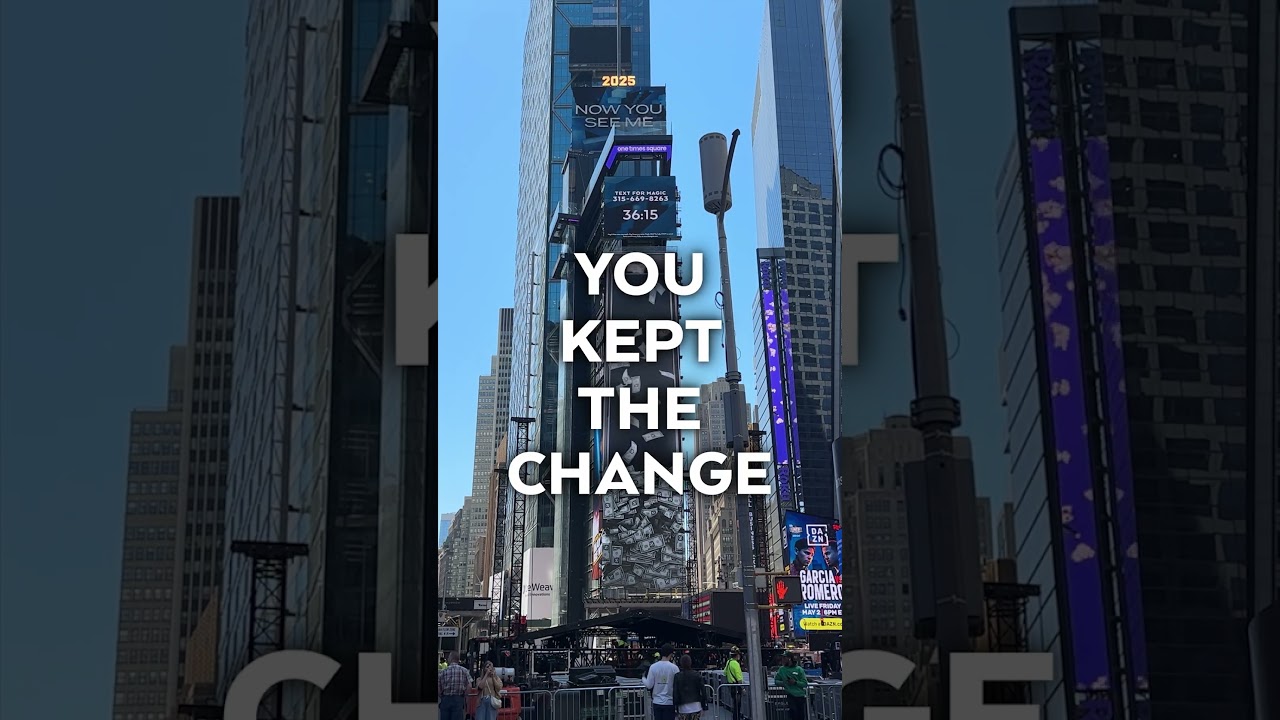 We stole the show. You kept the change.