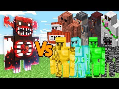 Ultimate Minecraft Golem Battle: Blood Warden Lucifer vs All! 🔥