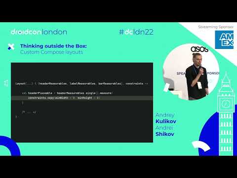 Thinking outside the box: Custom Compose layouts - [Speaker Name] | droidcon London 2022