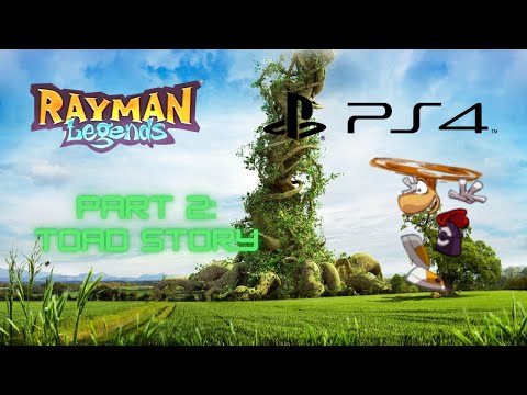Rayman Legends (PS4) 100% Walkthrough Part 2: Toad Story