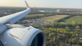 A RELAXING FLIGHT (with a great engine view) ON LUFTHANSA A320neo | Frankfurt (FRA) - Heathrow (LHR)