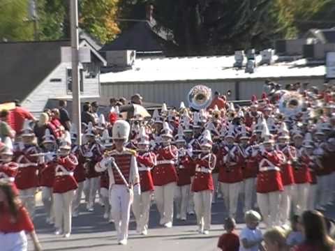PHS Big Red Band 2010 - 74th Mountain state forest Festival - Grand Parade