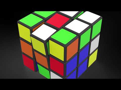 Rubik's Cube ; 3D animation ; Animation ; Rubik Cube solving