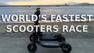Dualtron X RION Race Edition | Racing the two fastest electric scooters
