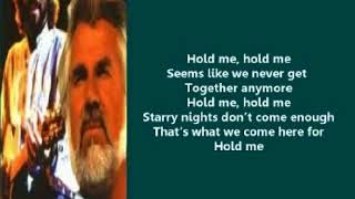 Kenny Rogers and The Bee Gees   Hold Me + lyrics 1983