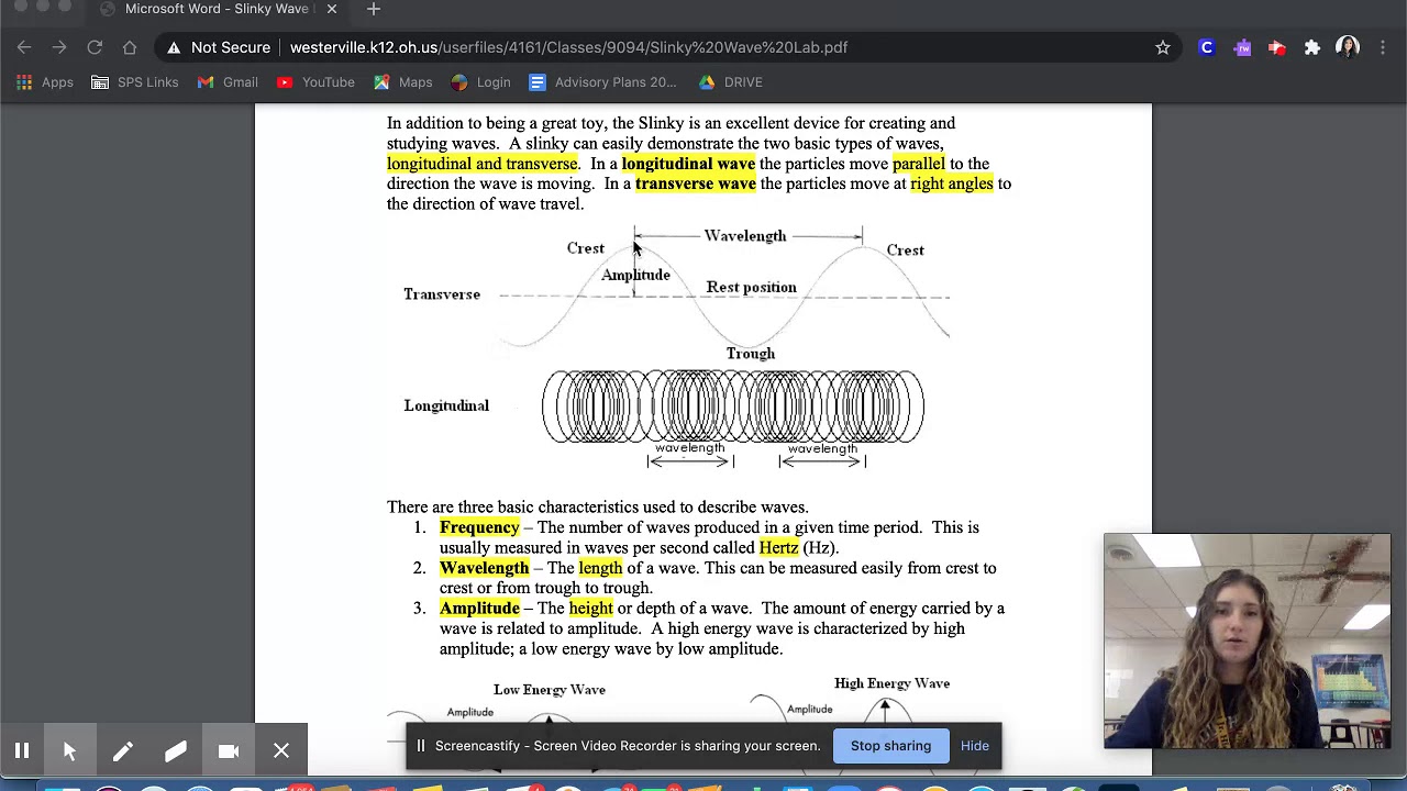 Slinky Wave Lab Background