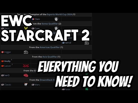 Esports World Cup SC2 2025 Guide - Everything You Need To Know