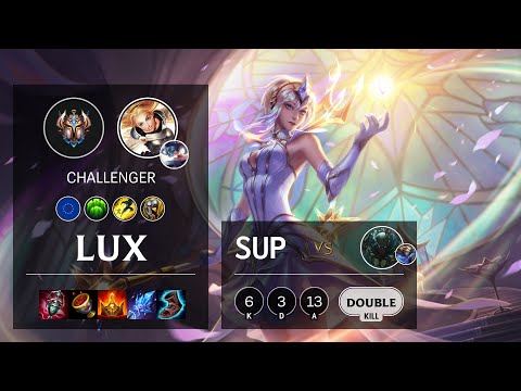 Lux Support vs Pyke - EUW Challenger Patch 10.15
