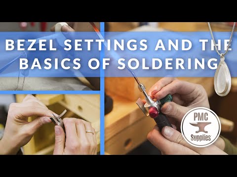 Making a Tear Shaped Bezel Setting - The Basics of Soldering - Part 1 of 2