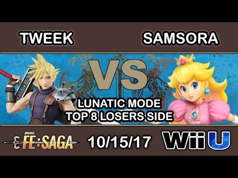 2GGC: FE Saga - P1 | Tweek (Cloud) Vs. Samsora (Peach) - Lunatic Mode Losers Side