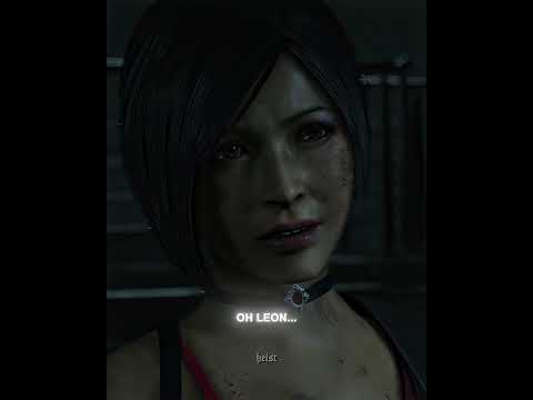 Leon confronts Ada... 💔 [4K] | Resident Evil 2 #shorts